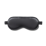 Charcoal Grey silk sleep mask on a white background