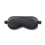 Charcoal Grey silk sleep mask on a white background