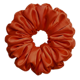 Dusk 100% mulberry silk 6.5cm XL Scrunchie on a white background