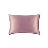 Mulberry Silk Queen pillowcase in a Light Purple color on a white background