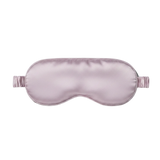 Purple Lotus Silk sleep mask on a white background
