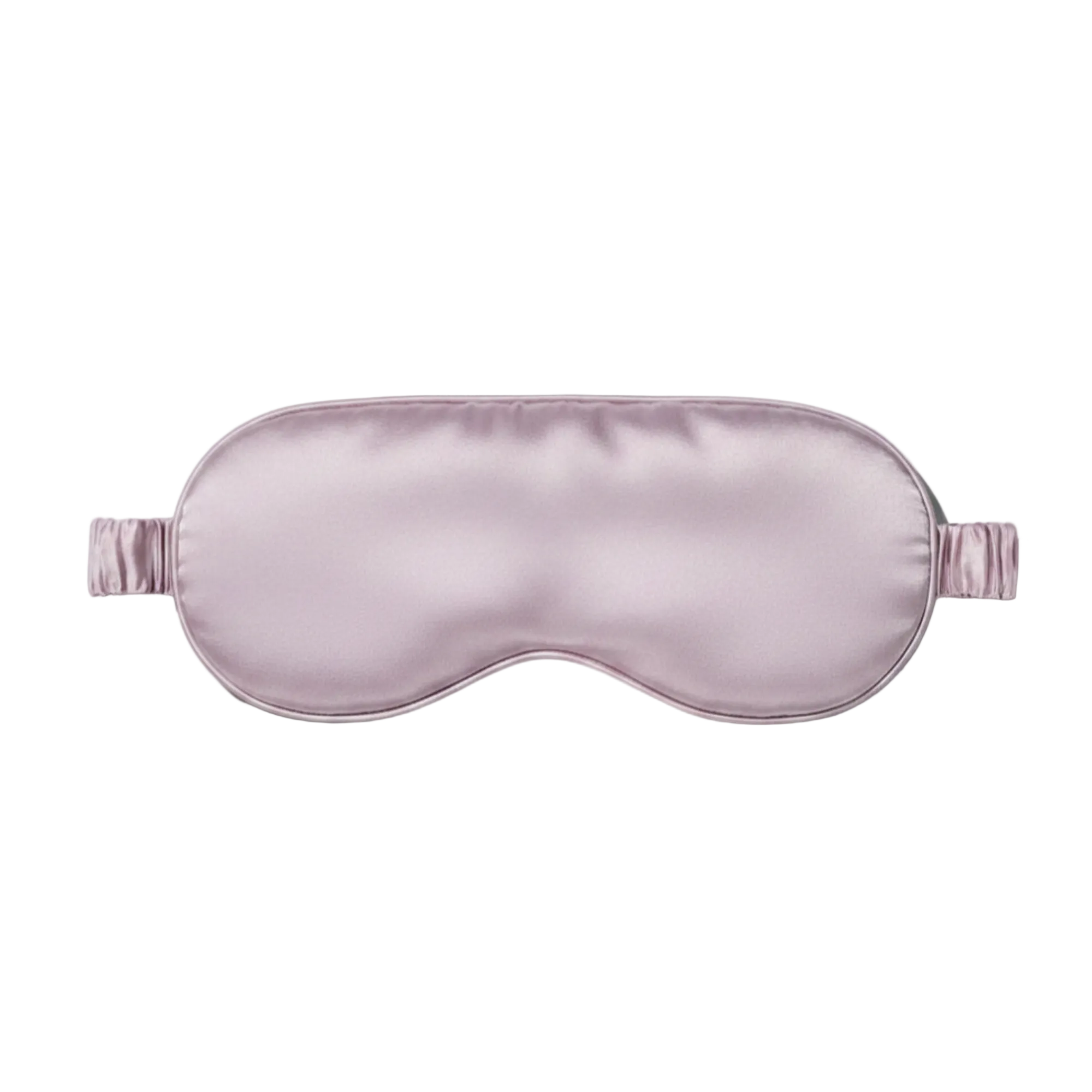 Purple Lotus Silk sleep mask on a white background