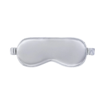 Silver Silk sleep/ eye mask on a white background
