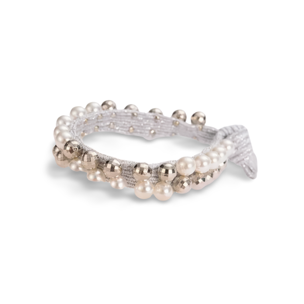 Pearl Lustre Hair Tie