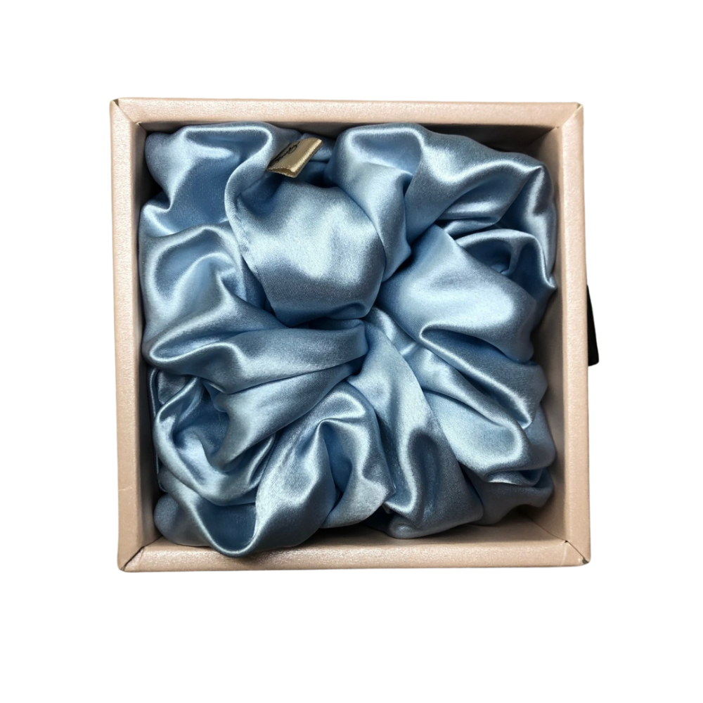 Cinderella Blue Brindy Exclusive 7.5cm Silk Scrunchie