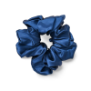 6.5cm Navy Blue 100% Mulberry Silk Scrunchie - Brindy Silk